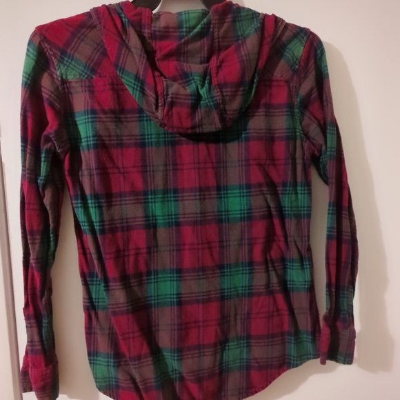 Thread + Supply Red and Green Plaid Button Down - Picture 2 of 2